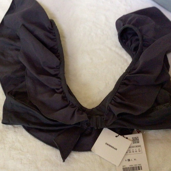 Zara ruffle swim top, Medium, NWTGS - Picture 5 of 6